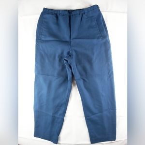 Pendleton virgin wool dress pants blue lined petite women's size 12